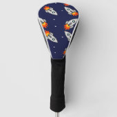 Krachtige raketten golfheadcover (Voorkant)