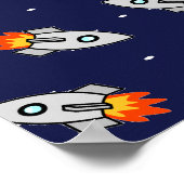 Krachtige raketten poster (Hoek)