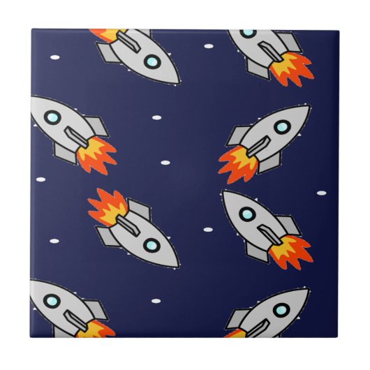 Krachtige raketten tegeltje (Voorkant)