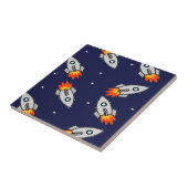 Krachtige raketten tegeltje (Zijkant)
