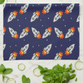 Krachtige raketten theedoek (Gevouwen)