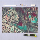 Krachtige Resting Jaguar Illustratie Tissuepapier (Craft)