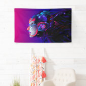 Krachtige robot spandoek (Insitu)