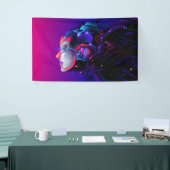 Krachtige robot spandoek (Beurs)