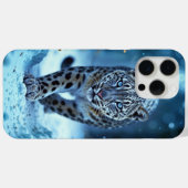 Krachtige roofdier besneeuwde wildernis koude scho Case-Mate iPhone case (Achterkant (horizontaal))