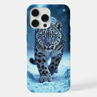 Krachtige roofdier besneeuwde wildernis koude scho iPhone 15 pro max case