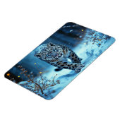 Krachtige roofdier besneeuwde wildernis koude scho magneet (Linkerzijde)