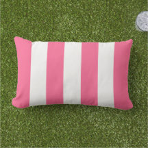 Krachtige roze witte brede cabana streep