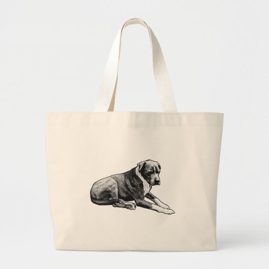 Krachtige Schaduw, Zachte Helling Grote Tote Bag (Voorkant)
