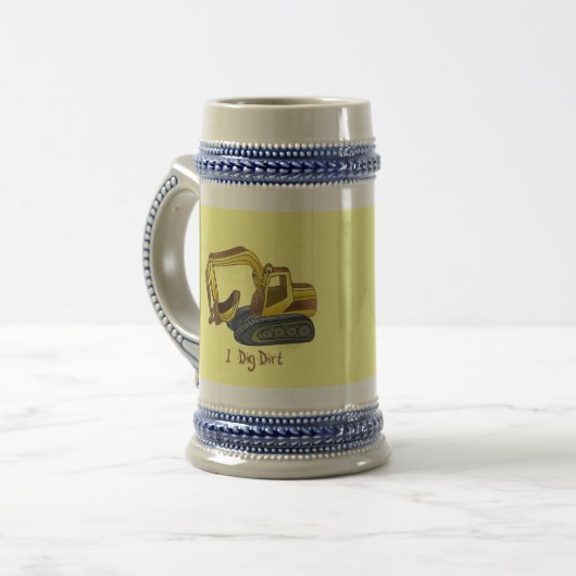 Krachtige Schep Graaf Modder Bierpul (Voorkant links)