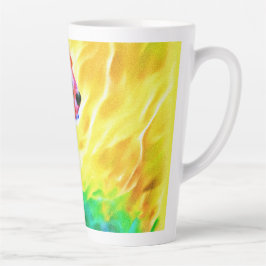 Krachtige Schetah Dierenschildering. Bestel nu Latte Mok