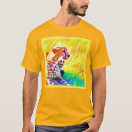 Krachtige Schetah Dierenschildering. Bestel nu T-shirt