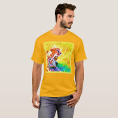 Krachtige Schetah Dierenschildering. Bestel nu T-shirt (Voorkant volledig)