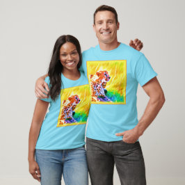 Krachtige Schetah Dierenschildering. Bestel nu T-shirt