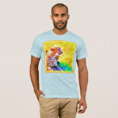 Krachtige Schetah Dierenschildering. Bestel nu T-shirt (Voorkant volledig)