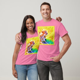 Krachtige Schetah Dierenschildering. Bestel nu T-shirt