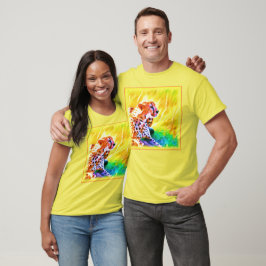 Krachtige Schetah Dierenschildering. Bestel nu T-shirt