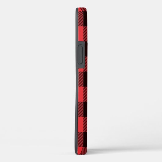 Krachtige schokbescherming Rode Buffalo Case-Mate iPhone Case (Achterkant / Rechts)