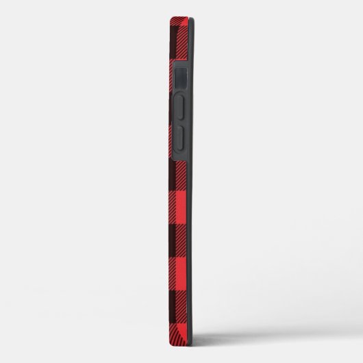 Krachtige schokbescherming Rode Buffalo Case-Mate iPhone Case (Achterkant / Links)