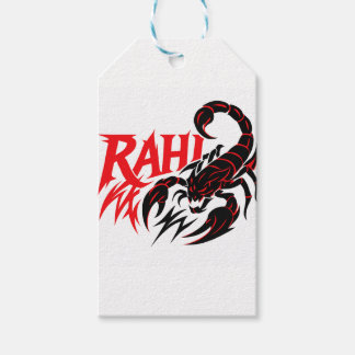 Krachtige Scorpion Design op een Gift Label Cadeaulabel