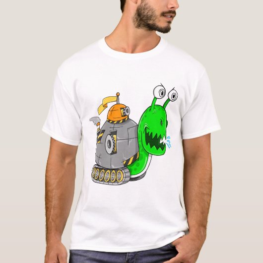 Krachtige slak Tank T-Shirt (Voorkant)