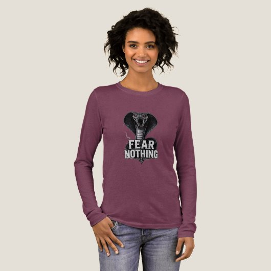 Krachtige Slang Shirt Design – Wild & Onverschrokk (Voorkant)
