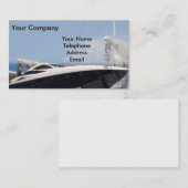 Krachtige snelheidsboat visitekaartje (Voorkant / Achterkant)