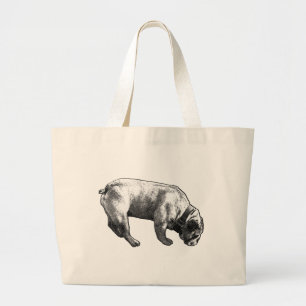 Krachtige Sniff, Gebroken Spoor Grote Tote Bag