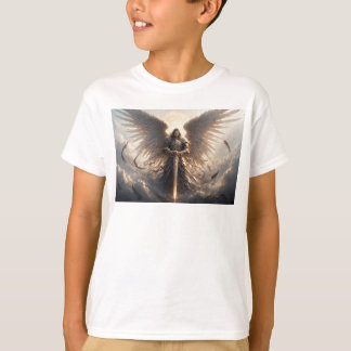 Krachtige St Michael de Aartsengel Kind Tee Shirt