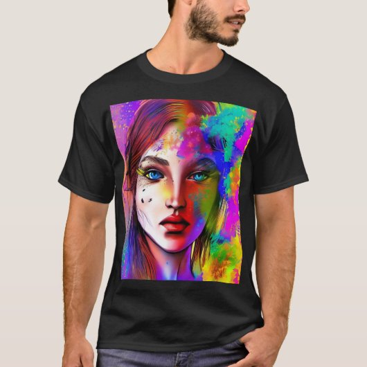 Krachtige stadsvrouw t-shirt (Voorkant)