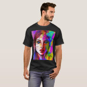 Krachtige stadsvrouw t-shirt (Voorkant volledig)