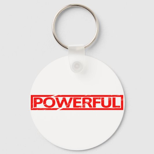 Krachtige stempel sleutelhanger (Voorkant)