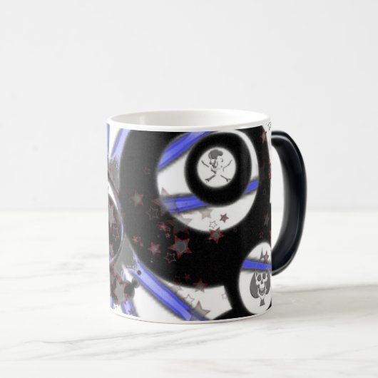 Krachtige sterren en cirkels magische mok (Voorkant rechts)