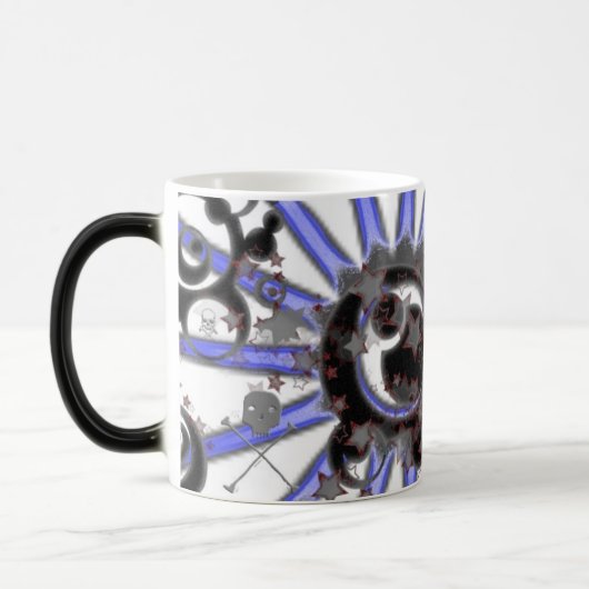 Krachtige sterren en cirkels magische mok (Links)