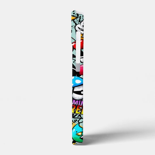 Krachtige Sticker Huid, lippen, spray Graffiti Case-Mate iPhone Case (Achterkant / Links)