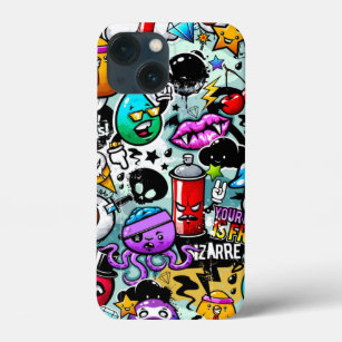 Krachtige Sticker Huid, lippen, spray Graffiti Case-Mate iPhone Case
