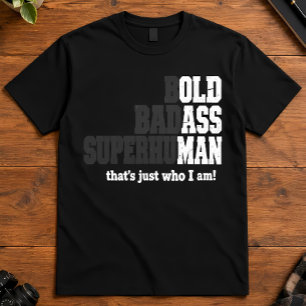 Krachtige, stoere, superhumane motivatie quote gra t-shirt