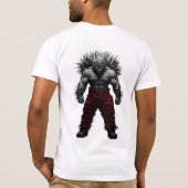 Krachtige 🦔 t-shirt (Achterkant)