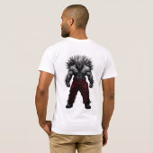 Krachtige 🦔 t-shirt (Achterkant volledig)