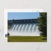 Krachtige tabelrotdemam briefkaart (Voorkant / Achterkant)