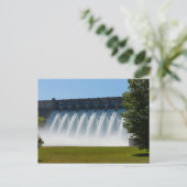 Krachtige tabelrotdemam briefkaart (Staand voorkant)