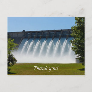 Krachtige Table Rock Dam Briefkaart