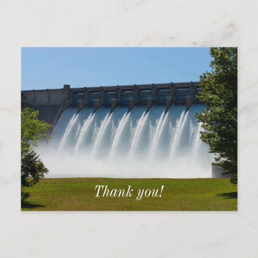 Krachtige Table Rock Dam Briefkaart (Voorkant)