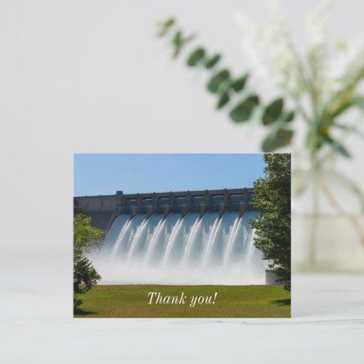 Krachtige Table Rock Dam Briefkaart (Staand voorkant)