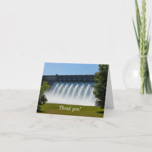 Krachtige Table Rock Dam Dank u kaart