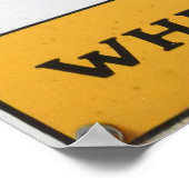 Krachtige tarwevlokken,  enamelteken. poster (Hoek)