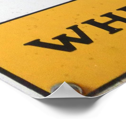 Krachtige tarwevlokken,  enamelteken. poster (Hoek)