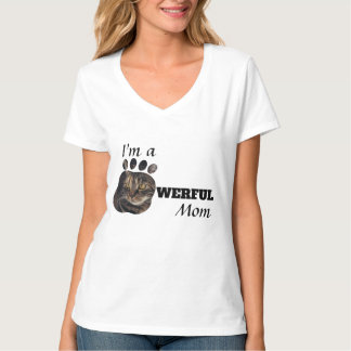 Krachtige tekstvelden voor katten en honden met ma t-shirt