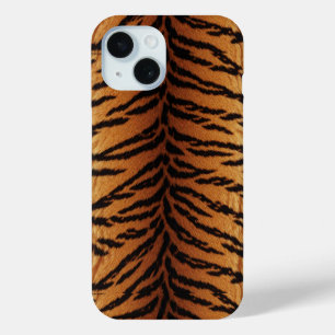 🐅 Krachtige Tijgerstreep Dierprint Stijl 🐅 iPhone 15 Case