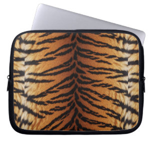 🐅 Krachtige Tijgerstreep Dierprint Stijl 🐅 Laptop Sleeve